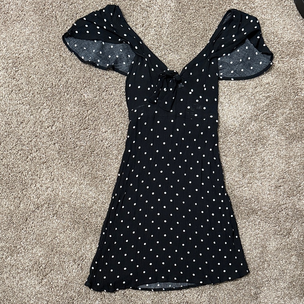 Small Black and White Polka Dot Dress
